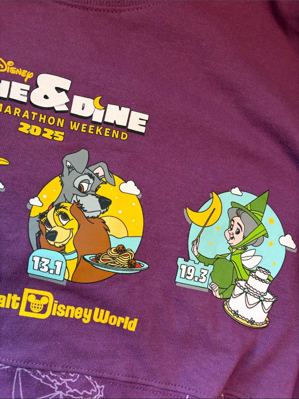 Disney Spirit Jersey - Purple Wine & Dine Half Marathon Weekend 2025 NWT - Picture 4 of 8